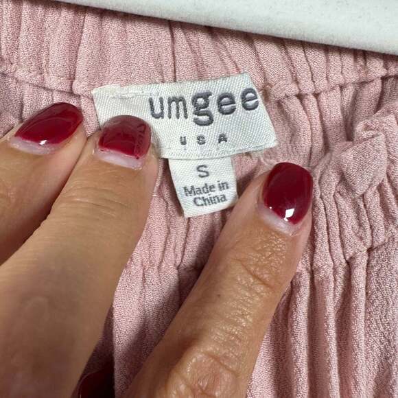 Umgee Embroidered Peasant Boho Blouse Top Size Small - Picture 4 of 5